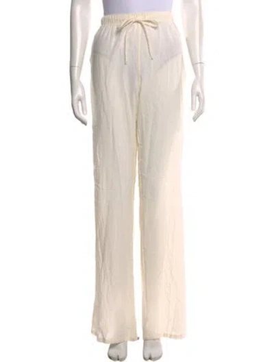 Pre-owned Éterne Wide Leg Pants In Neutral
