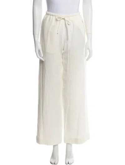 Pre-owned Éterne Wide Leg Pants In Neutral