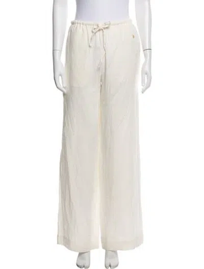 Pre-owned Éterne Wide Leg Pants In Neutral