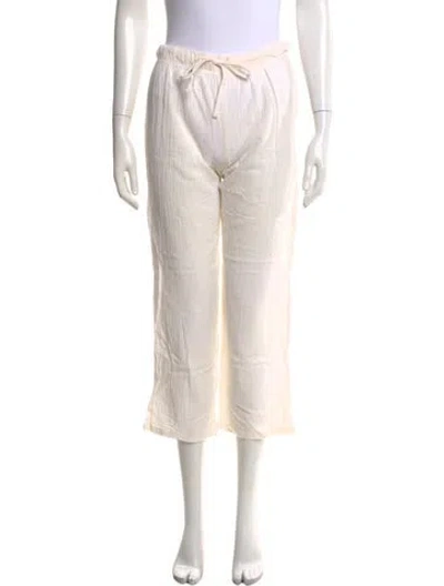 Pre-owned Éterne Wide Leg Pants In Neutral
