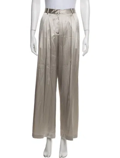 Pre-owned Éterne Wide Leg Pants In Neutrals