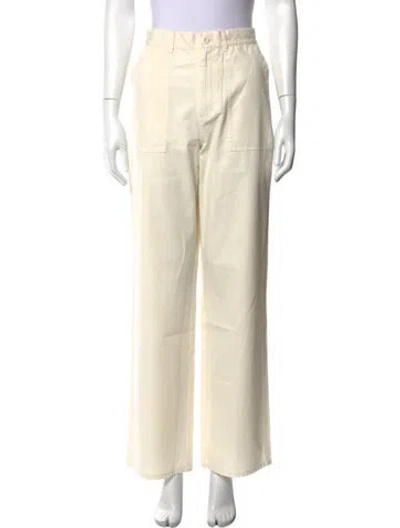 Pre-owned Éterne Wide Leg Pants In Neutrals