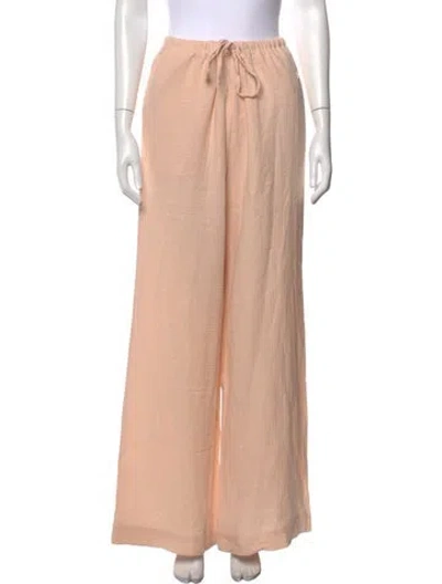 Pre-owned Éterne Wide Leg Pants In Pink