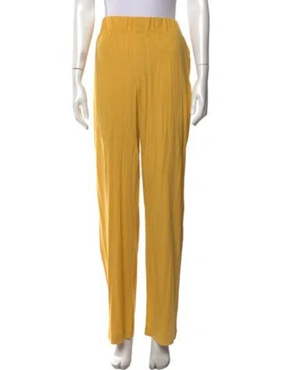 Pre-owned Éterne Wide Leg Pants W/ Tags In Yellow