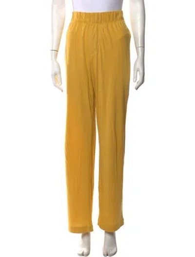 Pre-owned Éterne Wide Leg Pants W/ Tags In Yellow