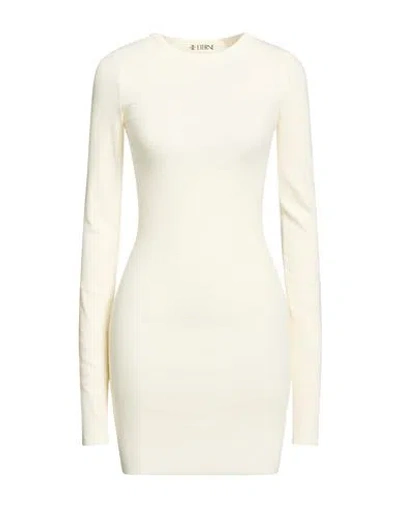 Éterne Woman Mini Dress Cream Size M Cotton, Modal, Elastane In White