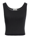 Éterne Woman Tank Top Black Size M Cotton