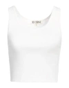 Éterne Woman Tank Top White Size Xs Cotton