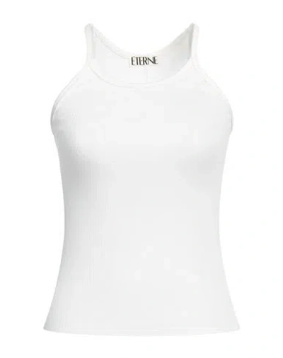 Éterne Woman Tank Top White Size Xs Cotton