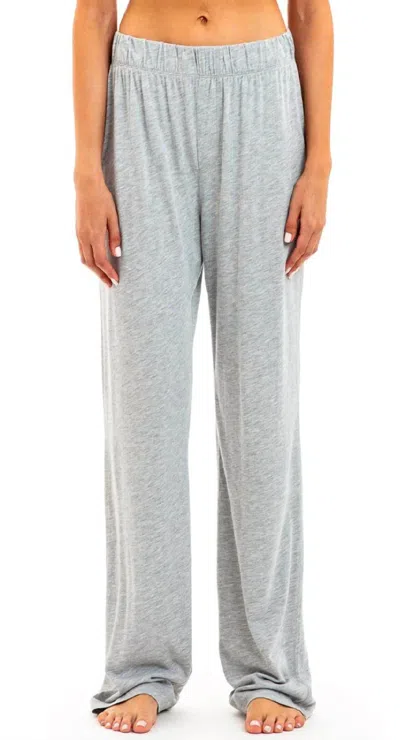 Éterne Cotton-modal Lounge Pants In Grey