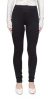 Éterne Women's Soft Jersey High Rise Legging In Black In Black