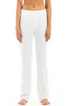 Éterne White Thermal Lounge Pants In White