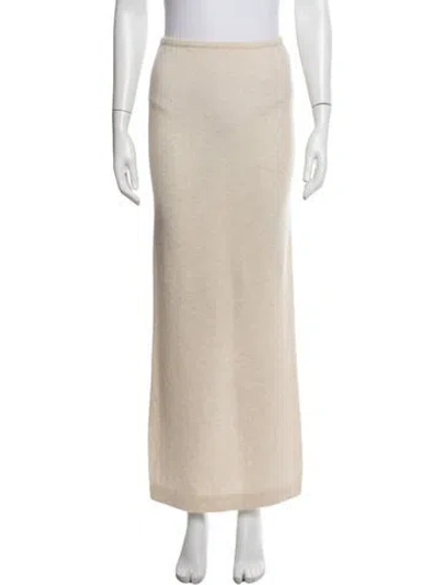 Pre-owned Éterne Wool Long Skirt In Neutrals