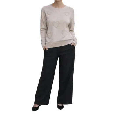 Eternelle Women's Elle Knit Wide Pants In Black
