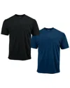 Ethan Williams 2pk Perform Basics Dri-tech T-shirt In Black