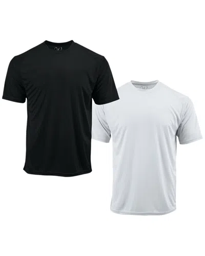 Ethan Williams 2pk Perform Basics Dri-tech T-shirt In Black