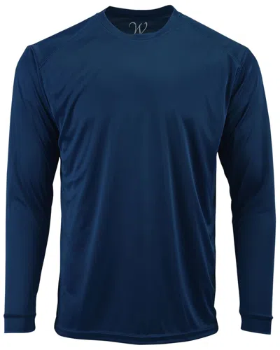 Ethan Williams Perform Basics Dri-tech T-shirt In Blue