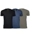 Ethan Williams Set Of 3 Ultra Soft Suede Crewneck T-shirt