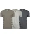 ETHAN WILLIAMS ETHAN WILLIAMS SET OF 3 ULTRA SOFT SUEDE V-NECK T-SHIRT