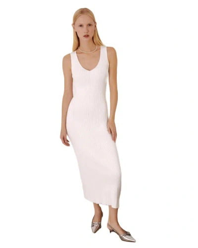Ether Altair Dress In White