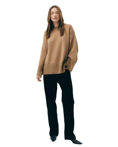 Ether Aries Sweater In Brown