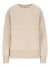 Ether Gemini Crew-neck Sweater In Neutral