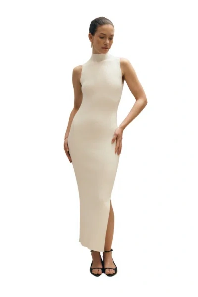 Ether Pleiades Dress, Milky In Neutrals