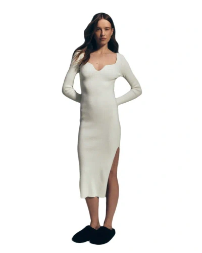 Ether Taurus Dress In White