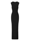 Ether Tiaki Panelled Maxi Dress In Black