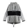 Ethik Quilt Tech Men's Slip-on Jacket In Grey/black