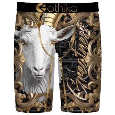 Ethika Kids' Boys   Graphic Briefs In Gold/black
