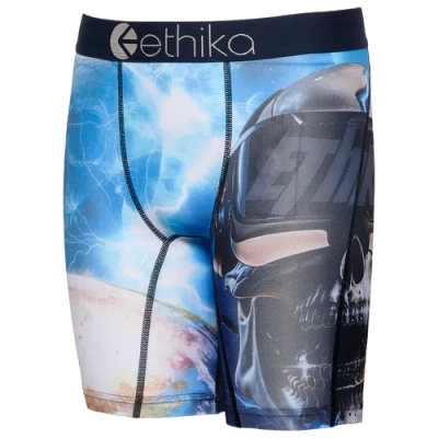 Ethika Kids' Boys   Graphic Briefs In Blue