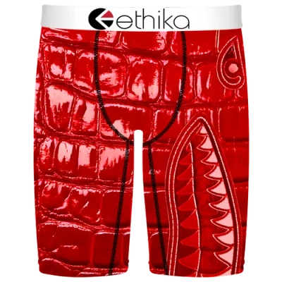 Ethika Kids' Boys   Graphic Briefs In Red