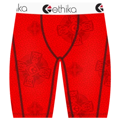 Ethika Kids' Boys   Graphic Briefs In Red