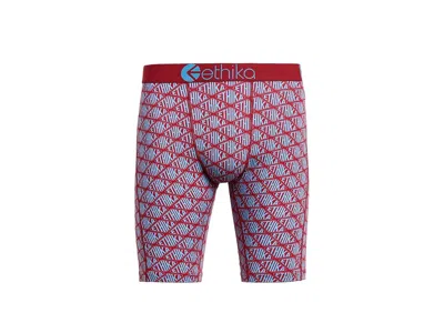 Ethika Diamond Crest Men's Underwear Red/blue: Md