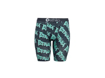 Ethika Drip Wave Men's Underwear Teal: Xl In Blue