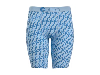 Ethika Eternal Monogram Men's Underwear Green/blue: Lg, Cotton/spandex