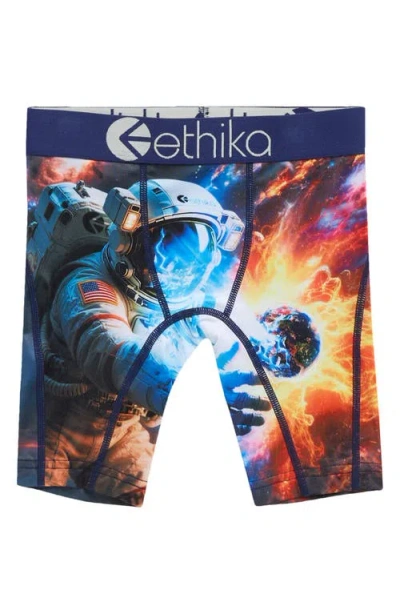 Ethika Kids' Final Chapter Boxer Briefs In Multi