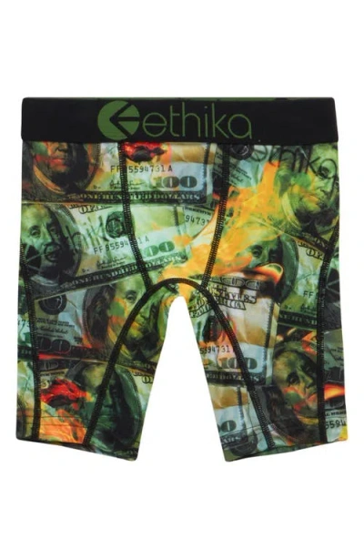 Ethika Kids' Luxe Inferno Boxer Briefs In Multi