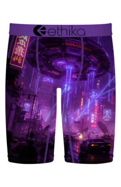 Ethika Kids' Neon Exodus Boxer Briefs In Multi