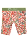Ethika Kids' Shogun Peony Boxer Briefs In Multi