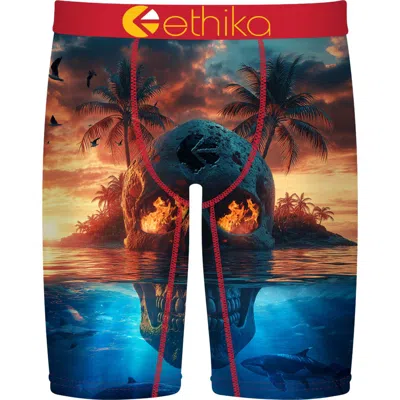 Ethika Kids' Skol Island Boxer Briefs In Multi
