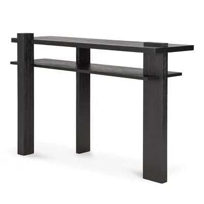 Ethnicraft Abstract Console In Dark Brown