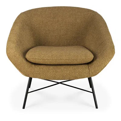 Ethnicraft Barrow Lounge Chair In Ginger