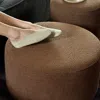 Ethnicraft Barrow Pouf, Medium In Copper
