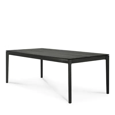 Ethnicraft Bok Dining Table, 79 X 37 Oak Black