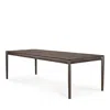 Ethnicraft Bok Dining Table, 87 X 37 Oak Brown In Oak Brown