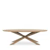 Ethnicraft Mikado Oval Coffee Table In Oak