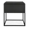 Ethnicraft Monolit Bedside Table In Oak Black