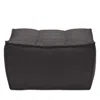 Ethnicraft N701 Footstool Sectional In Dark Gray